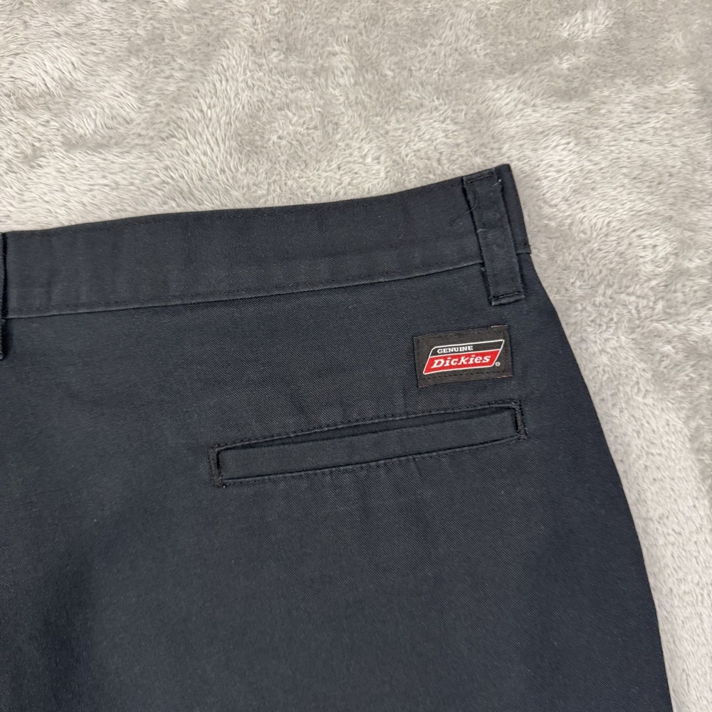 Dickies Shorts Mens 42 Black Cargo Relaxed Lightweight Workwear Twill High Rise - Picture 3 of 13